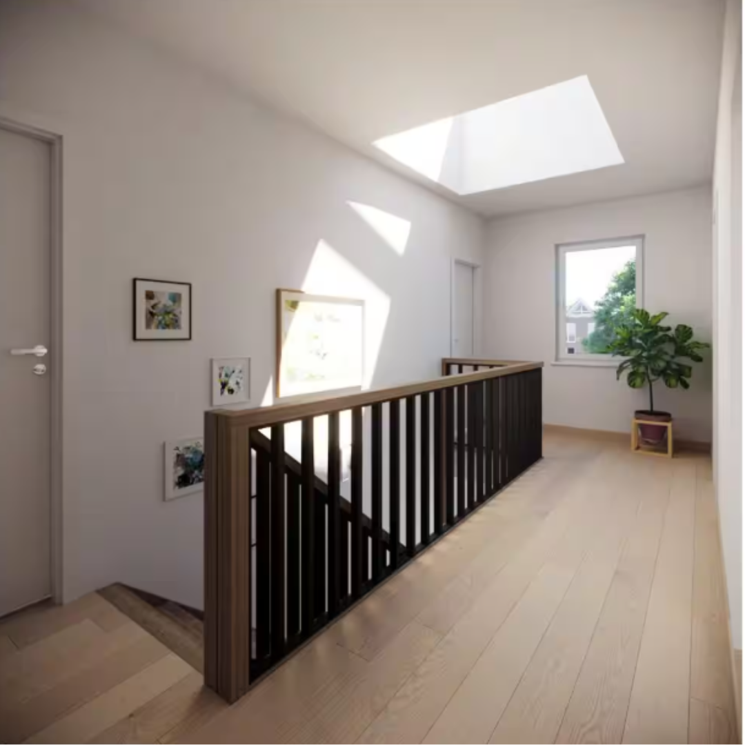 VELUX 33 1/2" x 49 1/2" Fixed Curb Mount Skylight FCM 3046 with Solar Shade