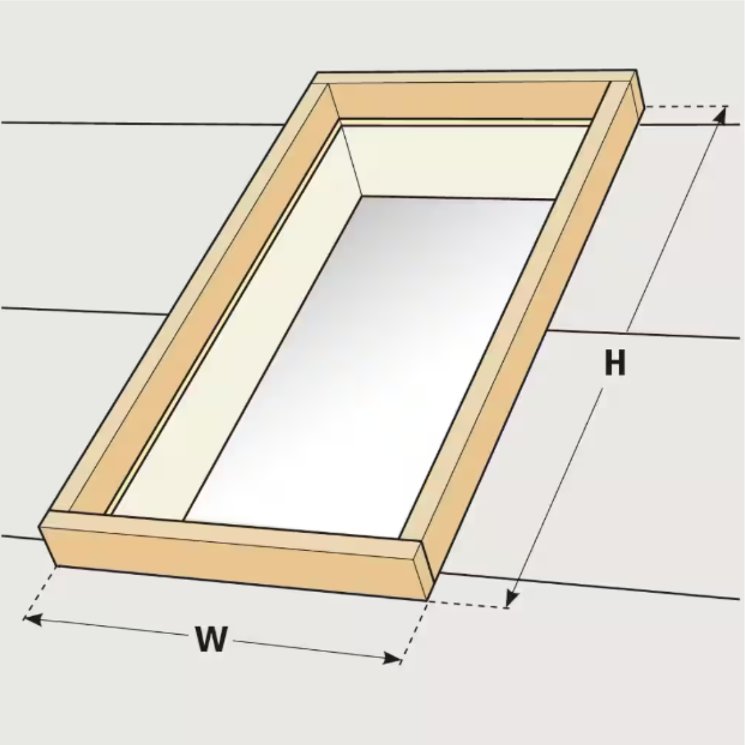 VELUX 25 1/2" x 49 1/2" Curb Mount Solar Venting Skylight VCS 2246 with Solar Shade
